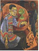 The drinker - selfportrait Ernst Ludwig Kirchner